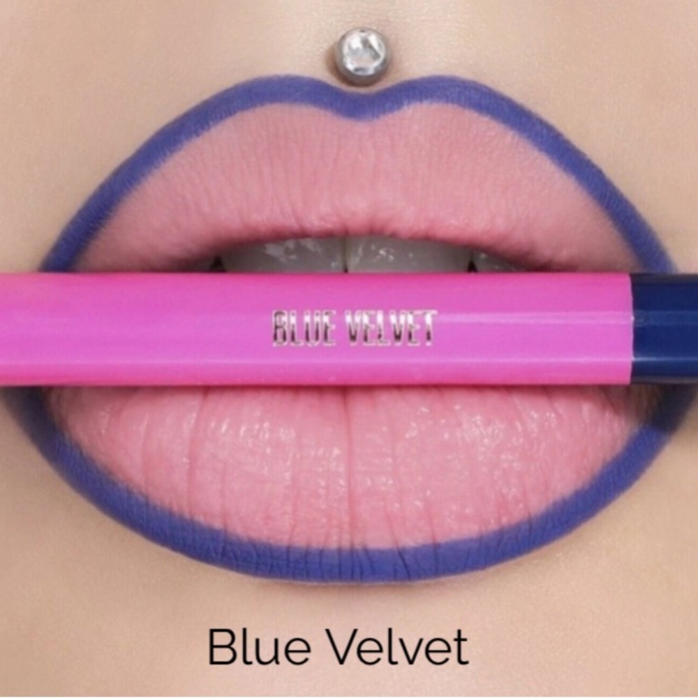 Blue Velvet, NIB JEFFREE Star Velour Lip Liner, Matte Finish